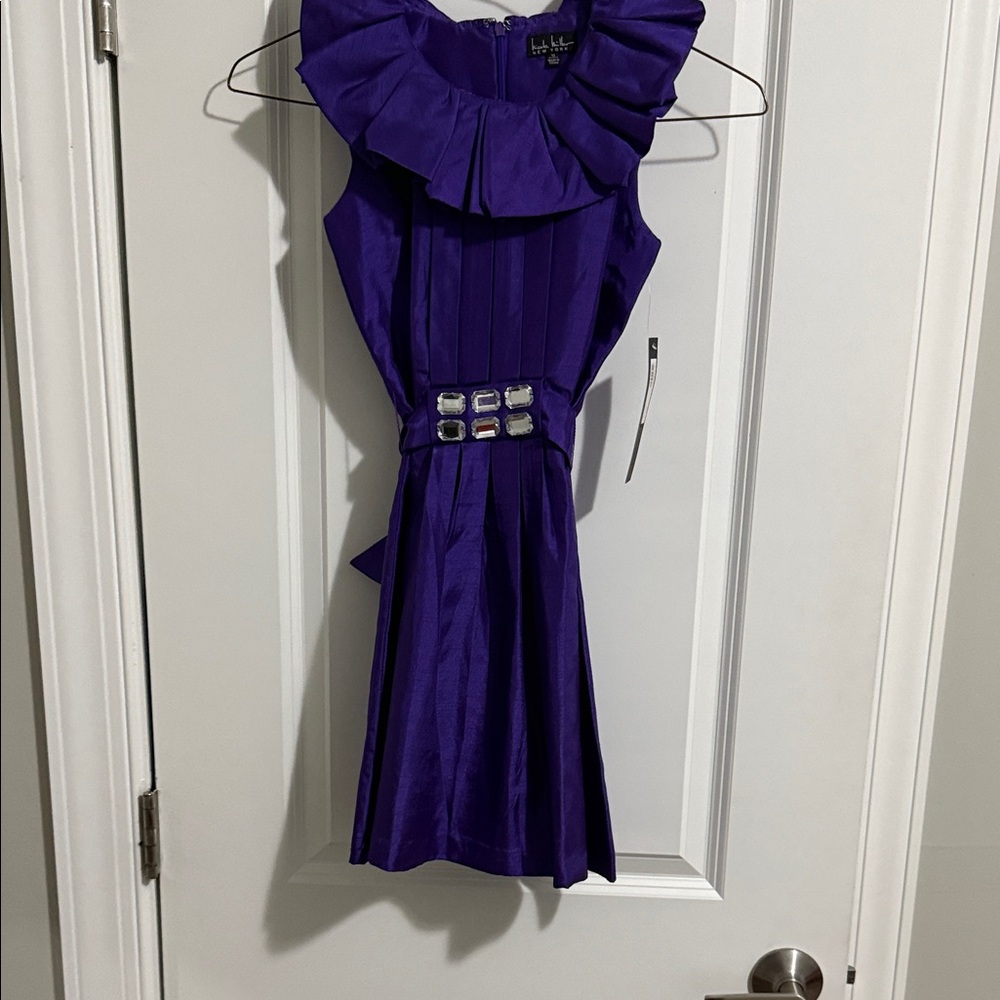 Nicole Miller Purple Formal Dress for Kids